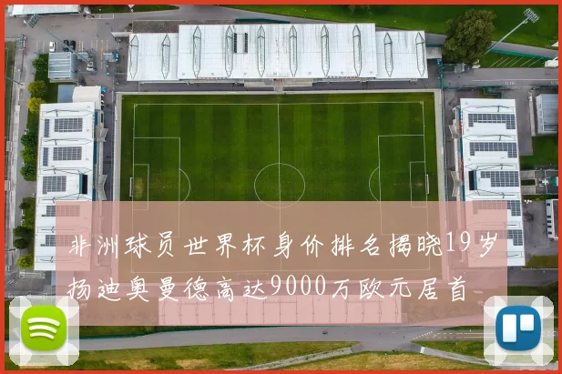 非洲球员世界杯身价排名揭晓19岁扬迪奥曼德高达9000万欧元居首