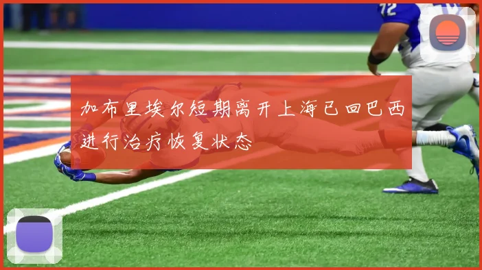 加布里埃尔短期离开上海已回巴西进行治疗恢复状态